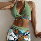 Conjunto de biquíni 2024 dividido cintura alta